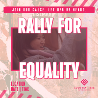 Women's Equality Rally Instagram post Image Preview