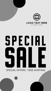 Quirky Circle Sale Instagram Story Design