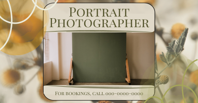 Modern Portrait Photographer Facebook ad Image Preview