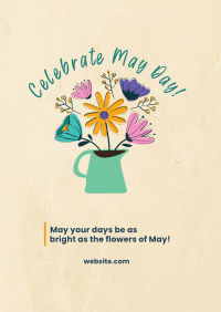 May Day in a Pot Flyer Design