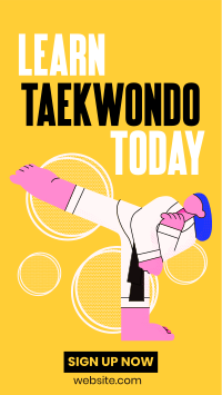 Taekwondo for All Facebook story Image Preview