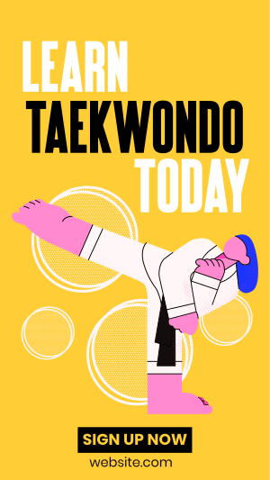 Taekwondo for All Facebook story Image Preview