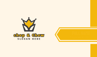 Modern Flower Crown Business Card Image Preview