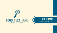 Blue Search Wheel  Business Card Preview