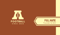 American Football Ball Letter A Business Card Image Preview