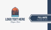 Dubai City Emblem  Business Card Image Preview