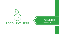 Green Leaf Circle  Business Card Image Preview