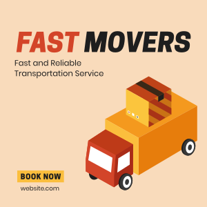 Fast Movers Service Instagram post Image Preview