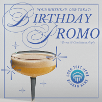 Rustic Birthday Promo Linkedin Post Image Preview