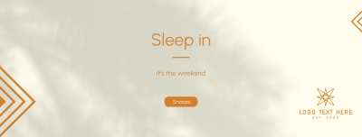 Sleep In Facebook cover Image Preview