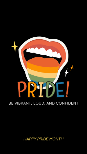 Say Pride Celebration Facebook story Image Preview