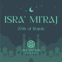 Elegant Isra and Mi'raj Instagram post Image Preview