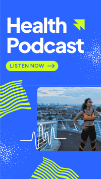 Health Podcast Instagram story Image Preview