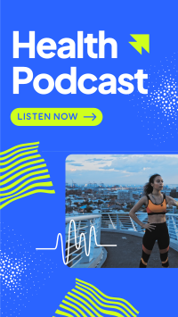 Health Podcast Instagram Story Design