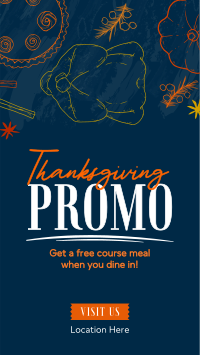 Hey it's Thanksgiving Promo TikTok video Image Preview