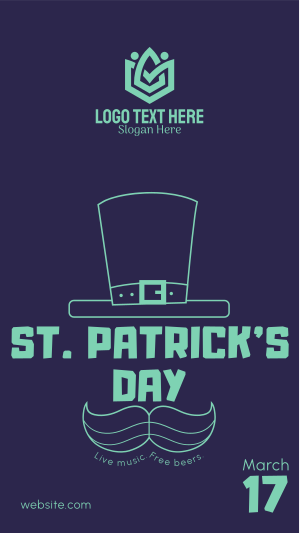 Patrick's Day Facebook story