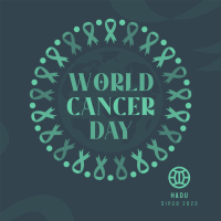 Cancer Day Ribbon Instagram post Image Preview