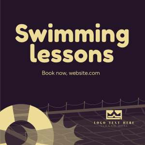 Swimming Lessons Instagram post Image Preview