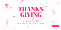 Thanksgiving Sale Twitter post Image Preview
