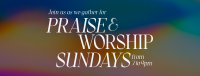 Sunday Worship Facebook cover Image Preview