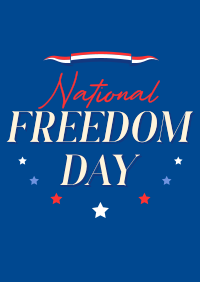 National Freedom Day Poster Image Preview