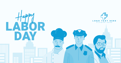 Happy Labor Day Facebook ad Image Preview