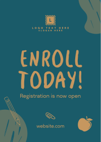 Enrollment Ongoing Poster Design