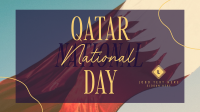 Qatar National Day Greeting Facebook event cover Image Preview