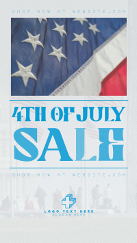 Minimalist 4th of July Sale Instagram Reel Preview