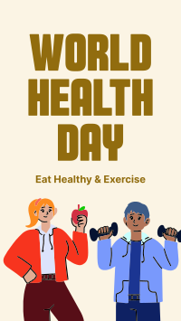 World Health Day Facebook story Image Preview