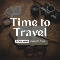 Time to Travel Instagram Post Design