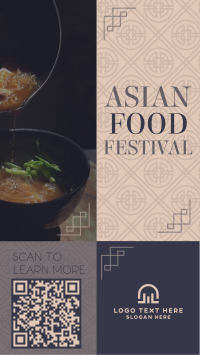 Asian Food Fest TikTok Video Design