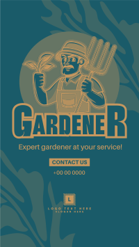 Expert Gardener Mascot Instagram Reel Preview