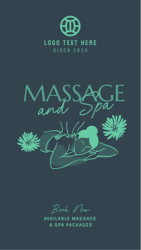 Serene Massage YouTube short Image Preview