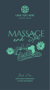 Serene Massage YouTube Short Design