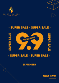 Super Sale 9.9 Flyer Design
