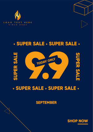 Super Sale 9.9 Flyer Image Preview