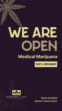 Order Organic Cannabis TikTok video Image Preview