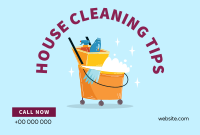 House Cleaning Professionals Pinterest Cover Design