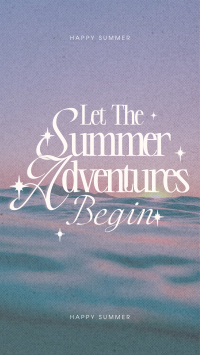 Nostalgia Summer Vacation Instagram Story Design