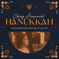 Hanukkah Celebration Linkedin Post Design