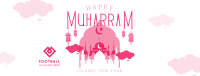 Peaceful and Happy Muharram Facebook Cover Image Preview