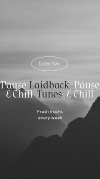 Laidback Tunes Playlist Instagram Reel Design