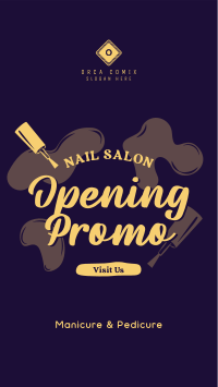 Nail Salon Promotion Facebook Story Design