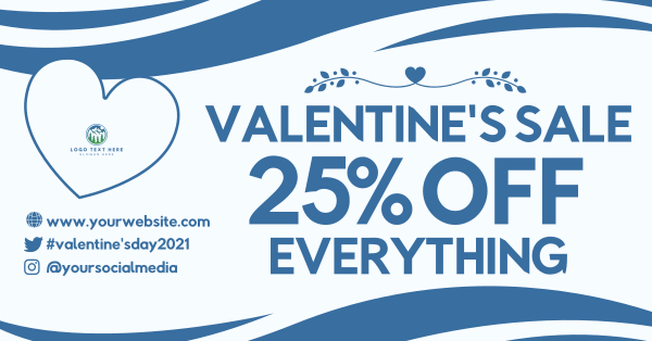 Valentine's Promo Facebook Ad Design Image Preview
