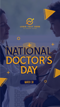 National Doctor's Day Facebook Story Design