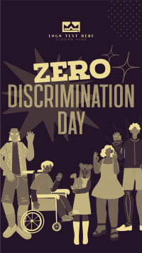 Zero Discrimination Advocacy Facebook Story Design