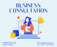 Online Business Consultation Facebook Post Design