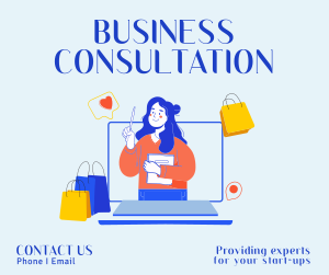 Online Business Consultation Facebook post Image Preview