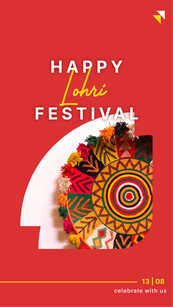 Lohri Fest Facebook Story Design